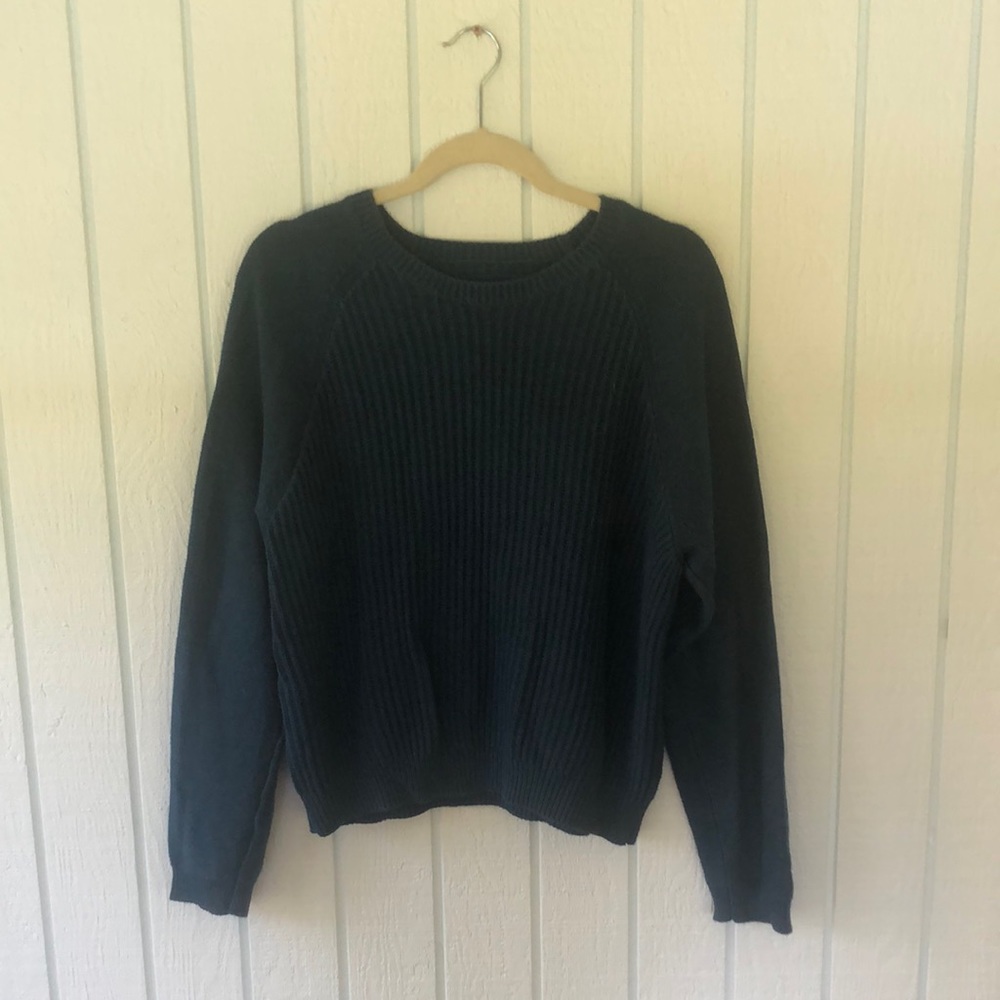 Aeropostale XL blue ribbed sweater